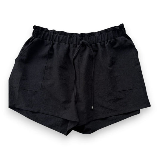 SHORTS TAILLE HAUTE NOIRE 3X-LARGE