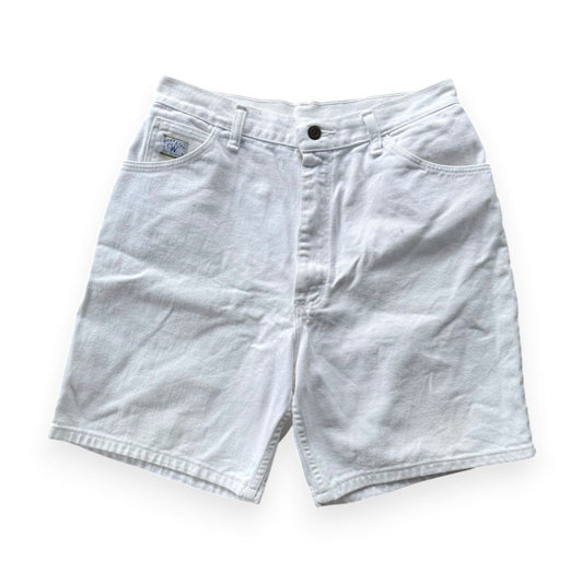 SHORTS EN JEANS TAILLE HAUTE BLANCHE WRANGLER LARGE