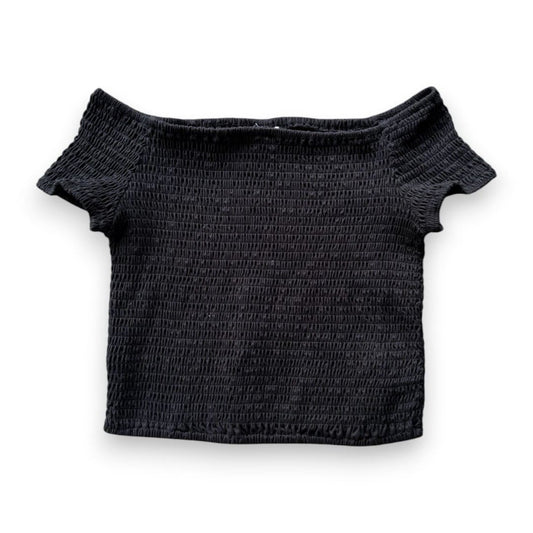 CROP TOP NOIR LARGE