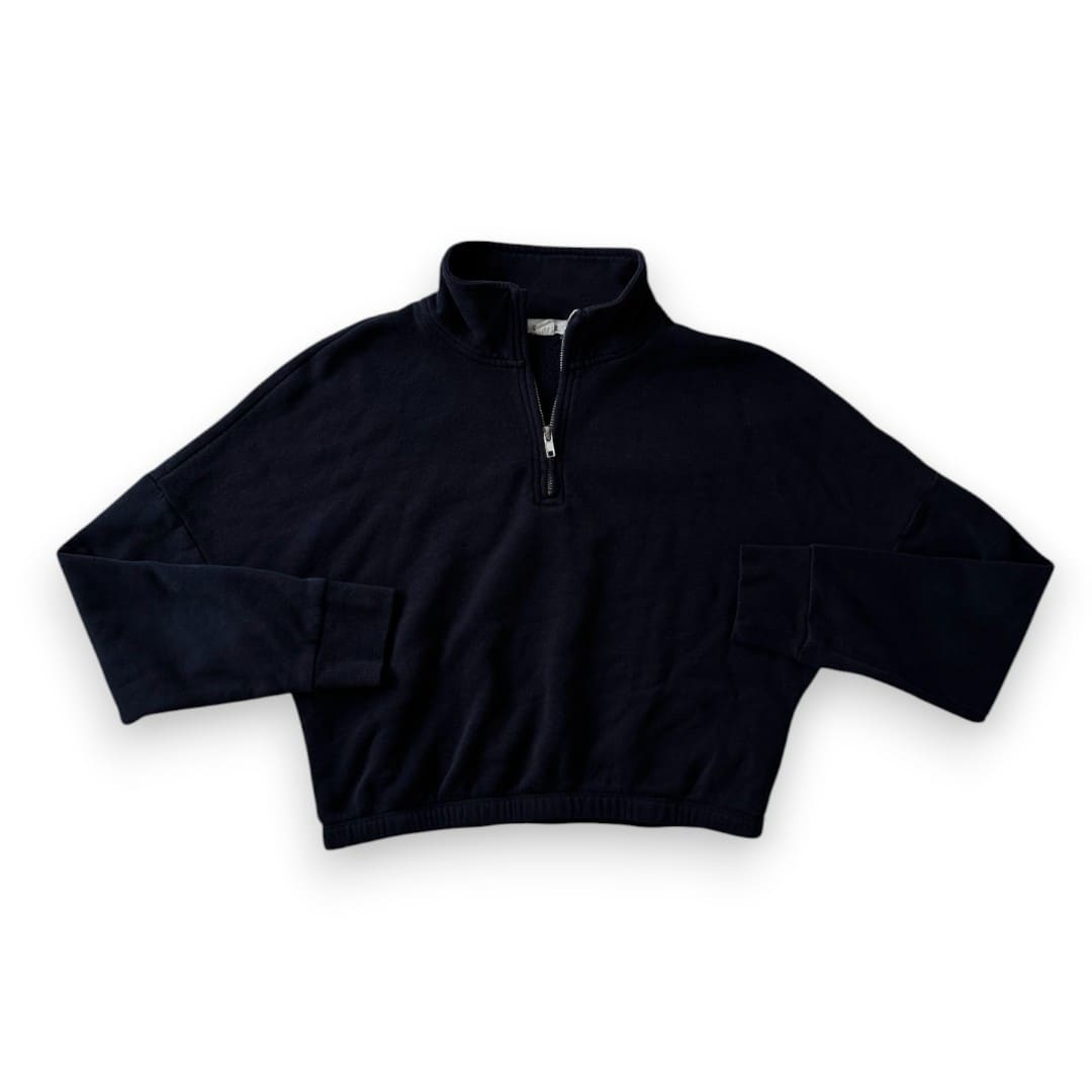 VESTE CROP BLEU MARIN GARAGE SMALL