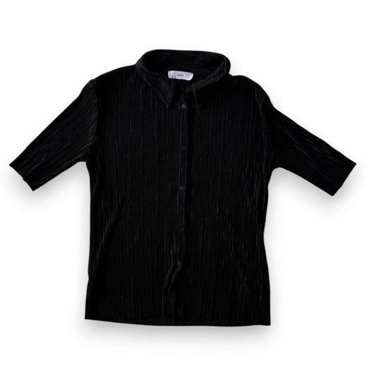 BLOUSE NOIRE UN PEU TRANSPARENTE AVEC LIGNE MANGO SMALL