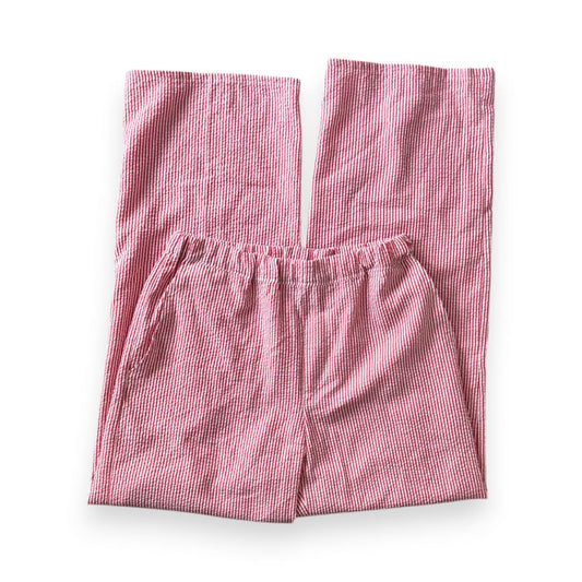 PANTALONS LÉGER LIGNÉ ROUGE ET BLANC MEDIUM
