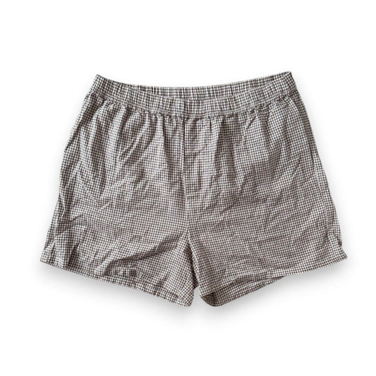 SHORTS STYLE MARRON ET CRÈME SIMONS LARGE