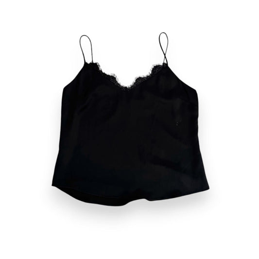 CAMISOLE NOIRE AVEC DENTELLE DYNAMITE LARGE
