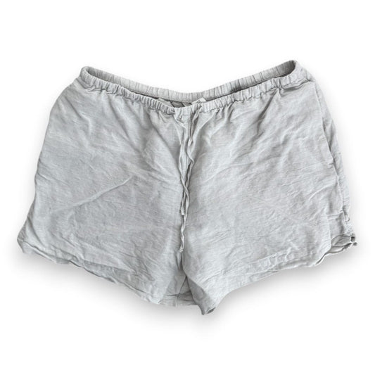SHORTS TAILLE HAUTE CRÈME EN LIN H&M MEDIUM