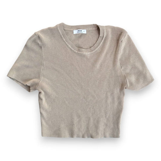 CROP TOP BEIGE T-SHIRTS ARDENE LARGE
