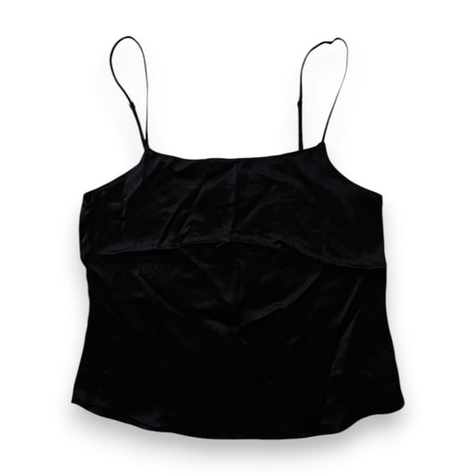 CAMISOLE NOIRE STYLE SATIN BABATON SMALL