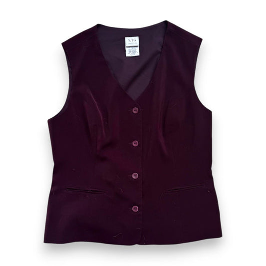 BLAZER SANS MANCHES BOURGOGNE LARGE / X-LARGE