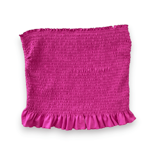 CROP TOP SANS MANCHES FROUFROU ROSE BLUENOTES X-LARGE