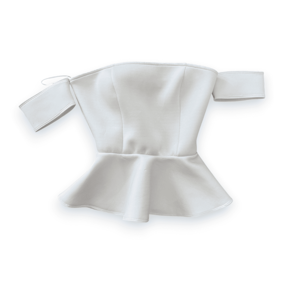 HAUT ÉPAULES NUES BLANC GUESS X-SMALL