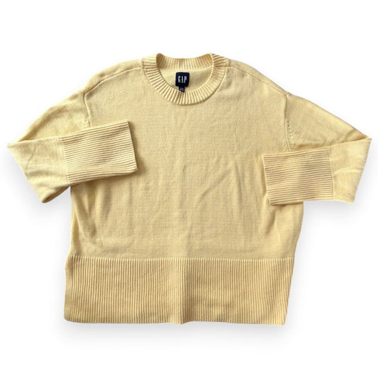 CHANDAIL MANCHES LONGUES JAUNE GAP X-LARGE