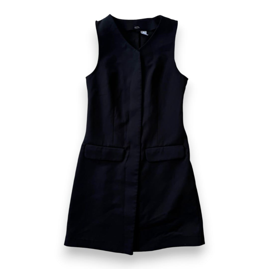 ROBE SANS MANCHES NOIR H&M X-SMALL