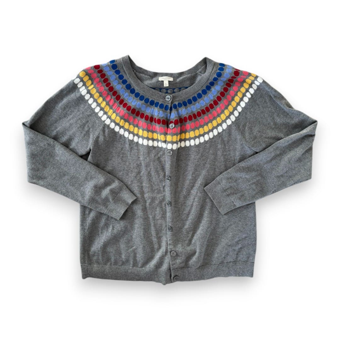 CARDIGAN GRIS AVEC DES COULEURS X-LARGE - BTHRIFT