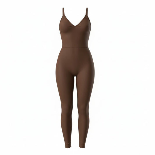 JUMPSUITS DE SPORTS MARRON LONG GAP MEDIUM