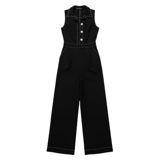JUMPSUITS SANS MANCHES NOIR ZARA X-SMALL