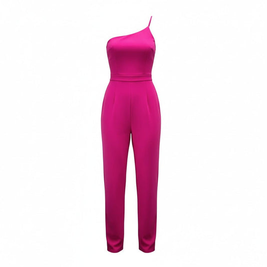JUMPSUITS UNE MANCHE FUSCHIA MEDIUM