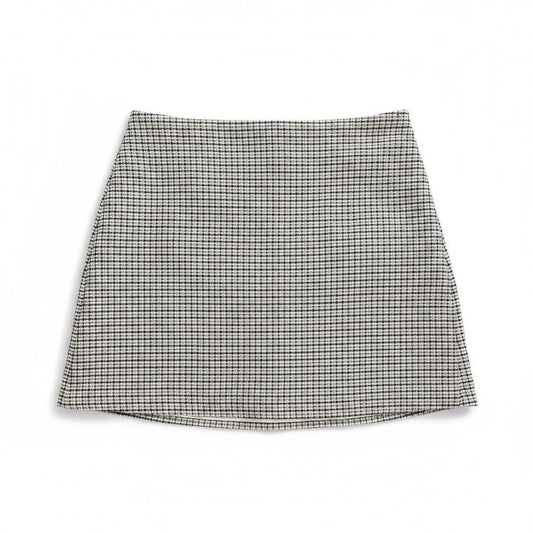 JUPE CARRAUTÉ BEIGE TAILLE HAUTE H&M X-SMALL