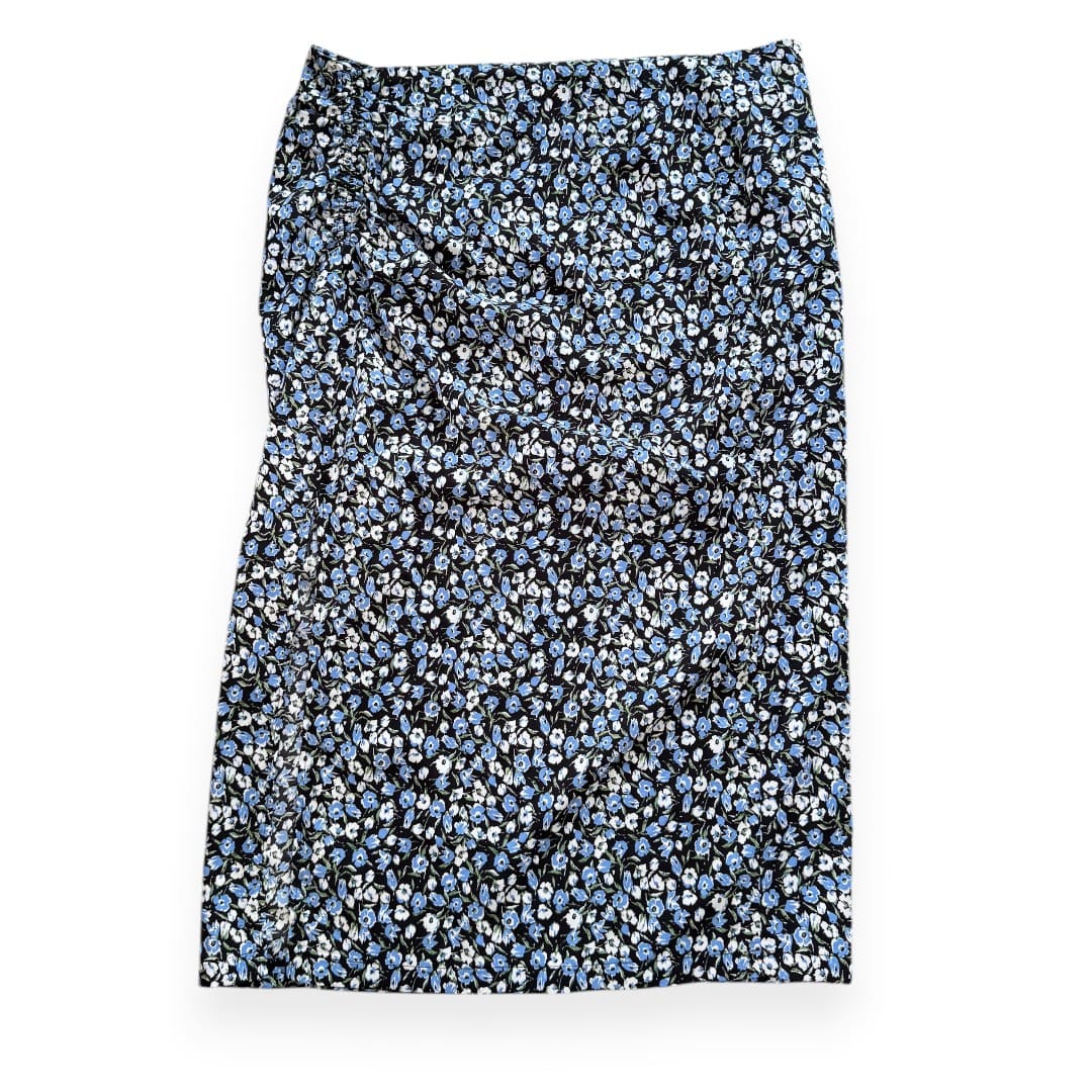 JUPE FLEURIE BLEU VÉRO X-LARGE