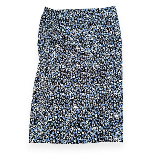 JUPE FLEURIE BLEU VÉRO X-LARGE
