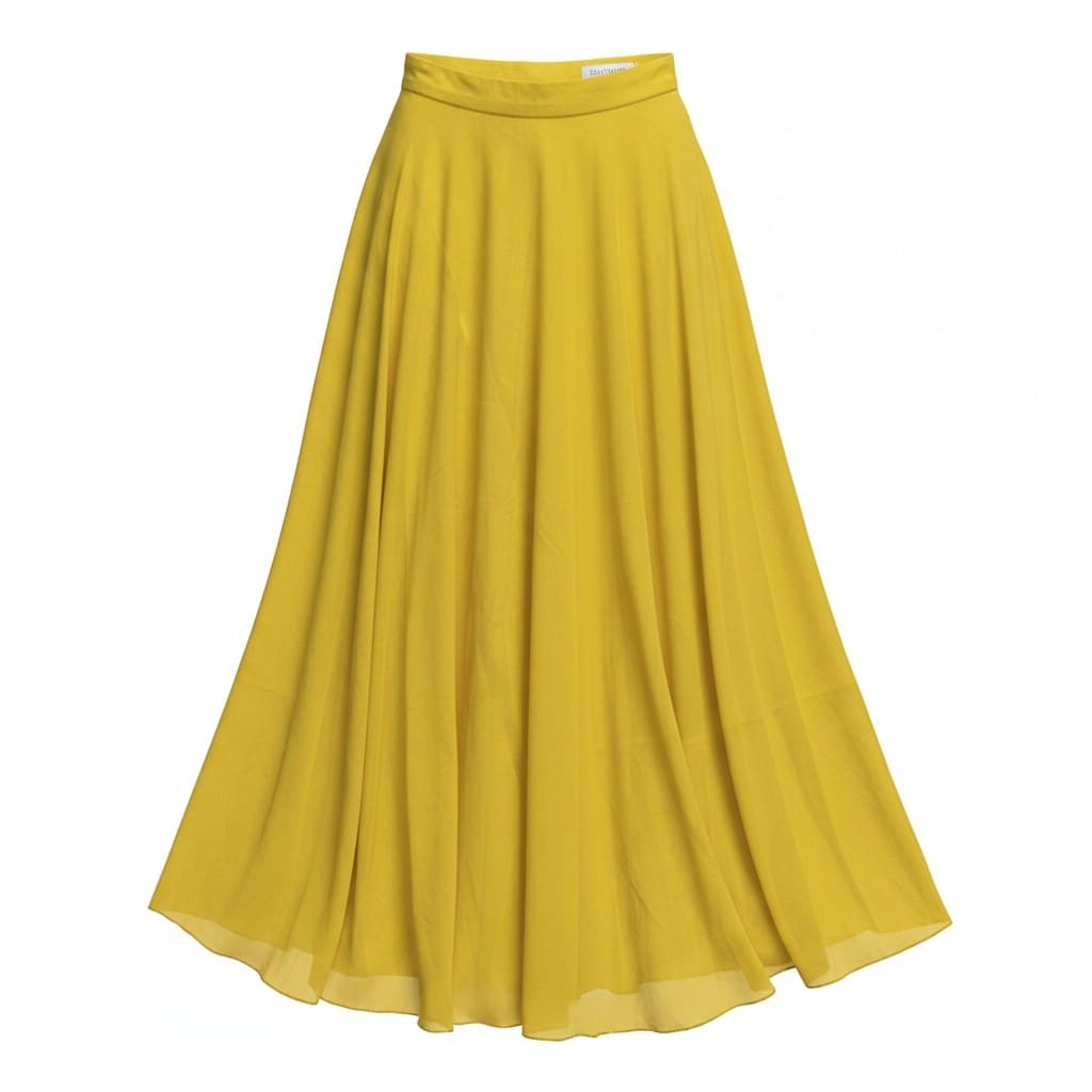JUPE LONGUE JAUNE MEDIUM