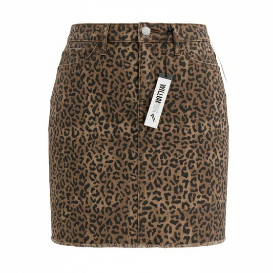 JUPE NEUVE TAILLE HAUTE LÉOPARD MEDIUM