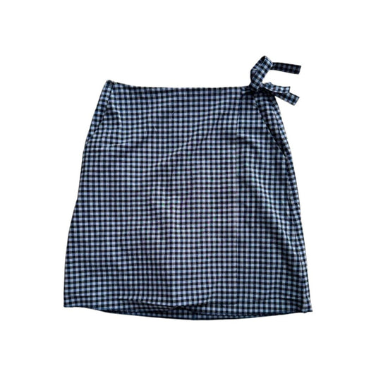 JUPE SHORTS PORTEFEUILLE TAILLE HAUTE CARRAUTÉ BLEU SMALL