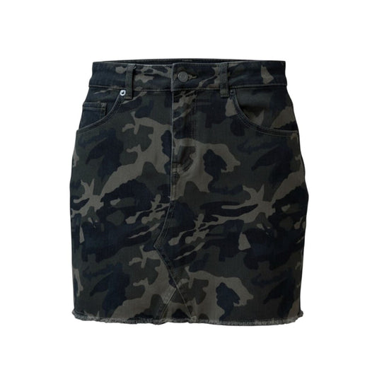 JUPE TAILLE HAUTE CAMOUFLAGE U2B MEDIUM
