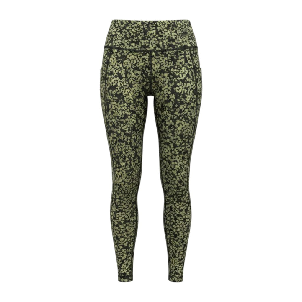 LEGGINGS FLEURIE VERT SMALL