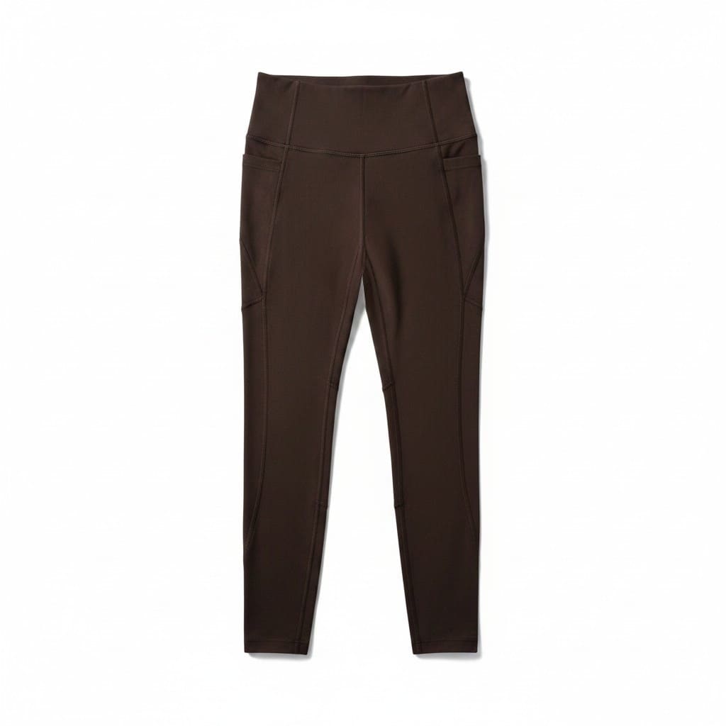 LEGGINGS MARRON AVEC POCHES DANSKIN SMALL