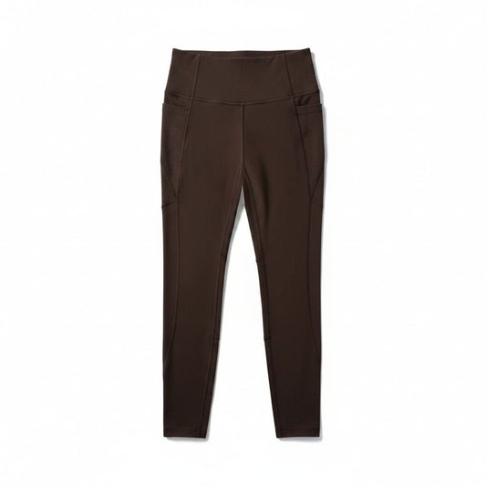 LEGGINGS MARRON AVEC POCHES DANSKIN SMALL
