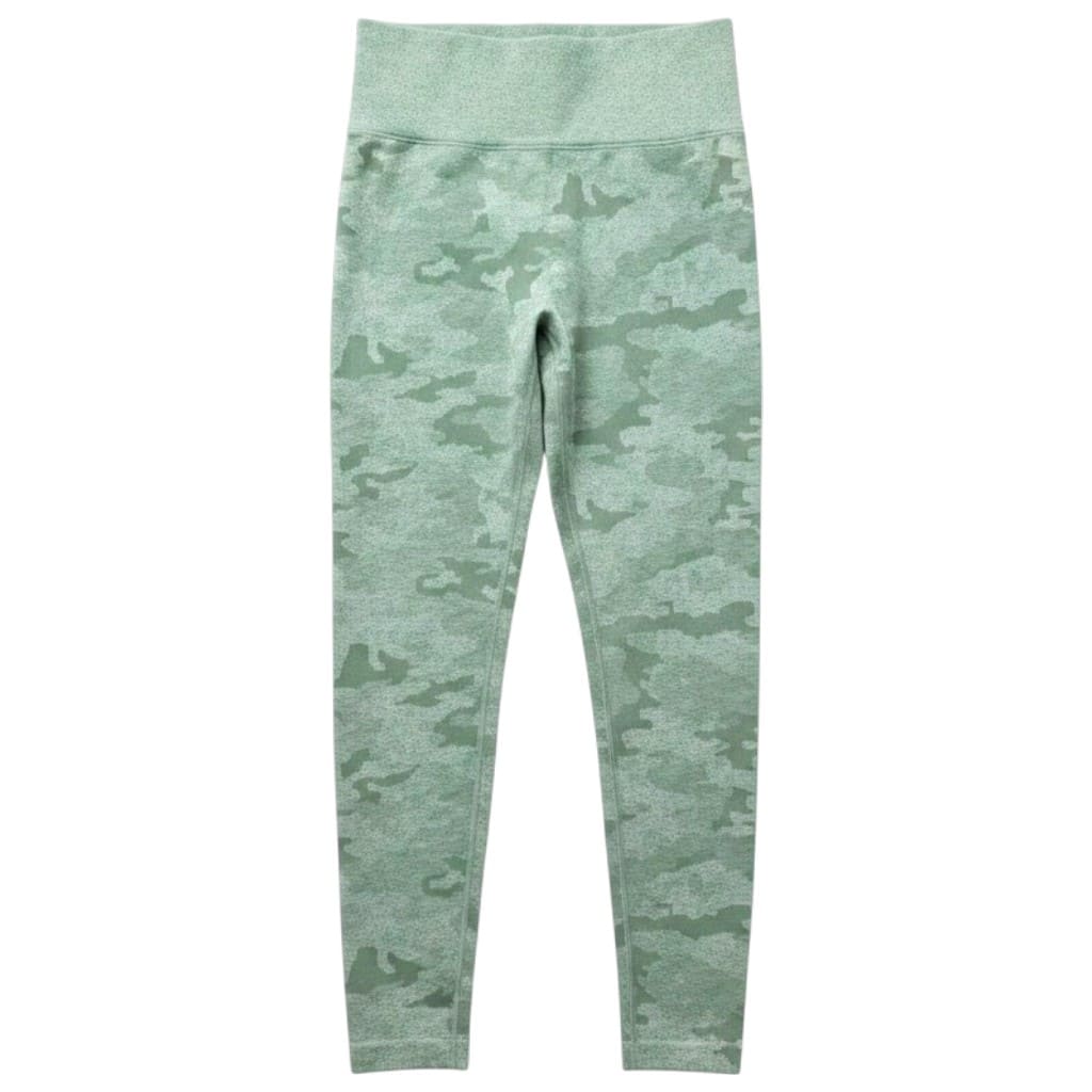 LEGGINGS STYLE CAMOUFLAGE SAUGE DUPE GYMSHARK MEDIUM