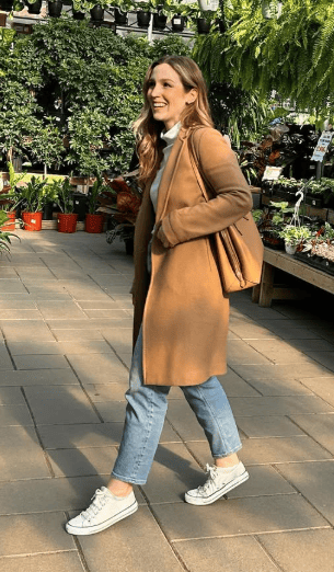 MANTEAU MARRON BABATON ARITZIA X-XSMALL
