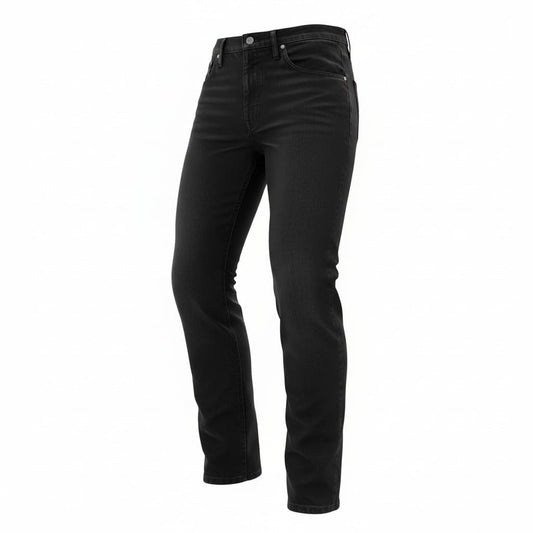 MOM JEANS NOIR TAILLE HAUTE RUSTLER MEDIUM