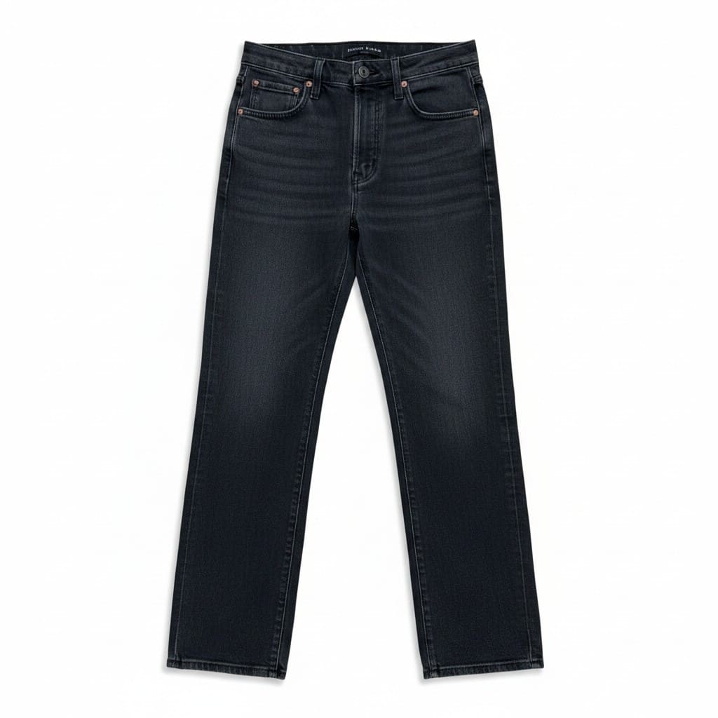 MOM JEANS TAILLE HAUTE NOIR DENIM FORUM ARITZIA X-SMALL