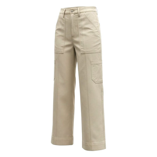 PANTALONS BEIGE TAILLE HAUTE SIMONS SMALL
