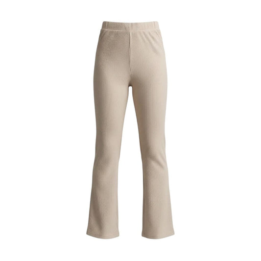 PANTALONS PYJAMA SIMONS BEIGE LIGNÉ BLANC X-SMALL