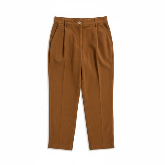 PANTALONS CORDUROY MARRON TAILLE HAUTE REITMANS X-LARGE