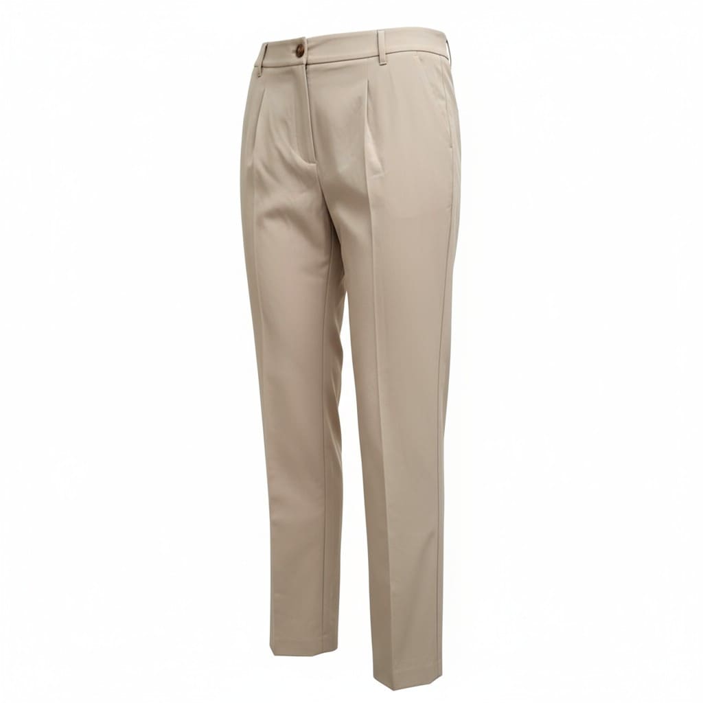 PANTALONS MARRON TAILLE HAUTE PROPRES REITMANS 1X-LARGE