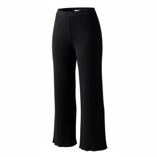 PANTALONS NOIR LÉGER TRANSPARENTS PAR-DESSUS MAILLOT H&M X-LARGE