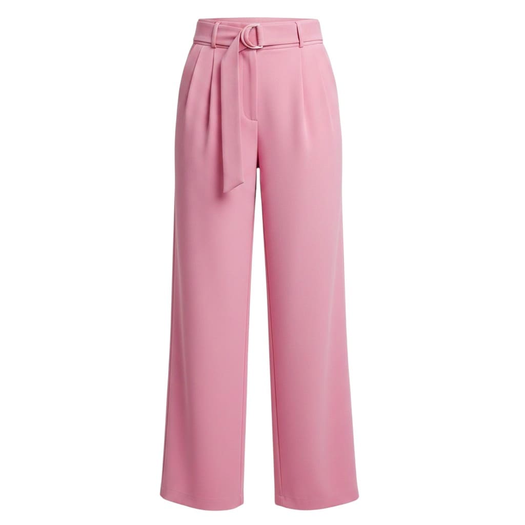 PANTALONS PROPRES ROSE TAILLE HAUTE SIMONS LARGE