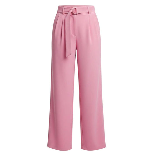 PANTALONS PROPRES ROSE TAILLE HAUTE SIMONS LARGE