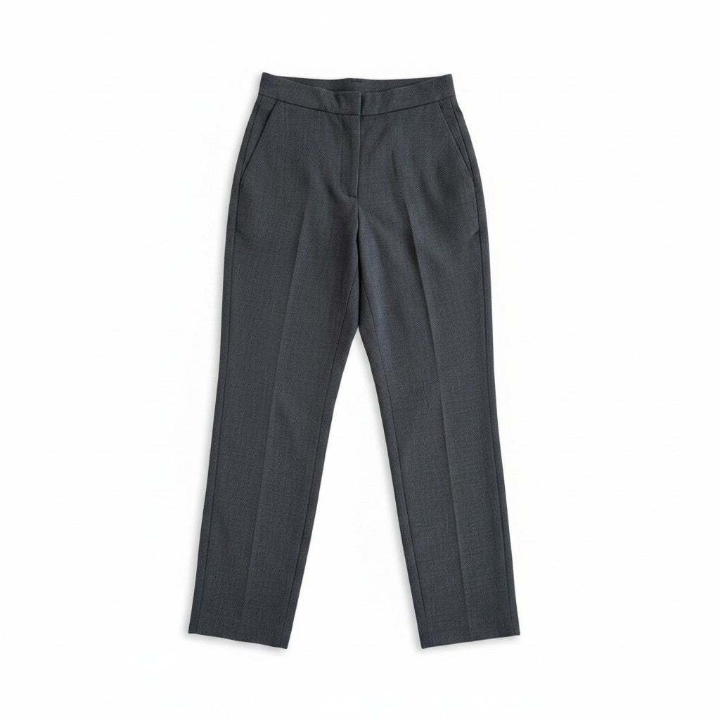 PANTALONS PROPRES TAILLE HAUTE GRIS ZARA SMALL