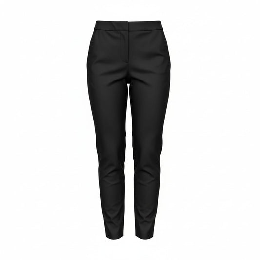 PANTALONS PROPRES TAILLE HAUTE NOIR ZARA X-SMALL