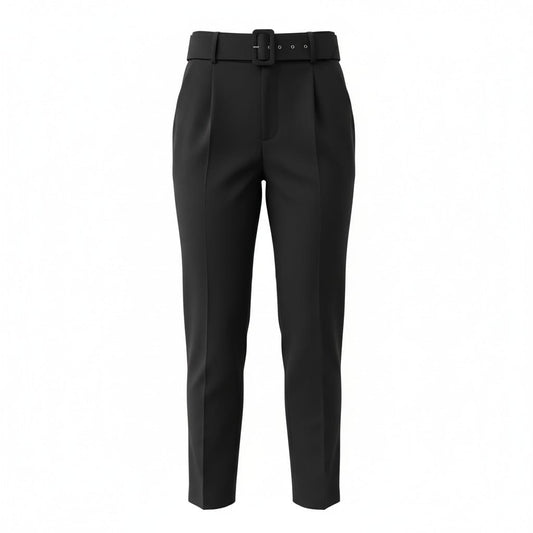 PANTALONS PROPRES TAILLE HAUTE NOIR ZARA X-SMALL