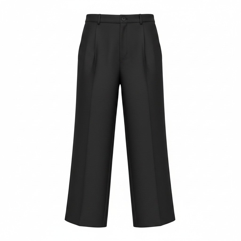 PANTALONS PROPRES TAILLE HAUTE PATTES ÉVASÉS NOIR REITMANS LARGE