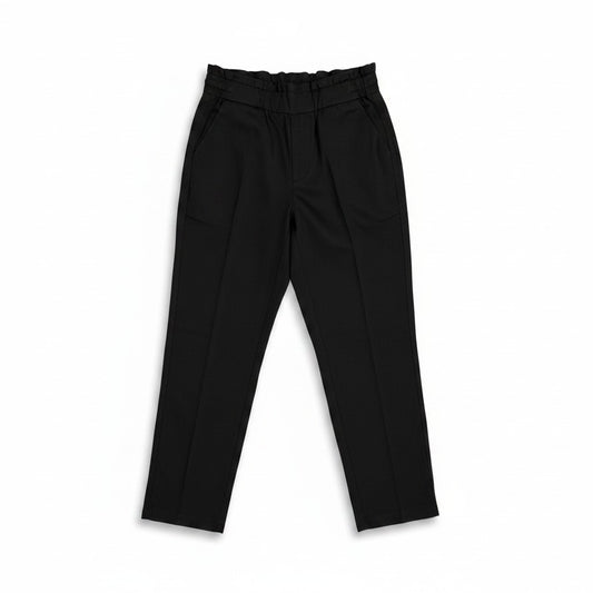 PANTALONS TAILLE HAUTE NOIR EN LIN REITMANS X-SMALL
