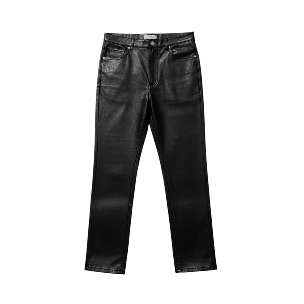 PANTALONS TAILLE HAUTE NOIR FAUX CUIR WILFRED ARITZIA SMALL
