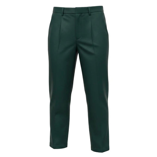 PANTALONS VERT FORÊT SUZY SHIER TAILLE HAUTE LARGE