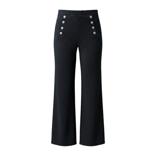 PANTALONS PROPRES GRIS TAILLE HAUTE CONFORTABLE SMALL