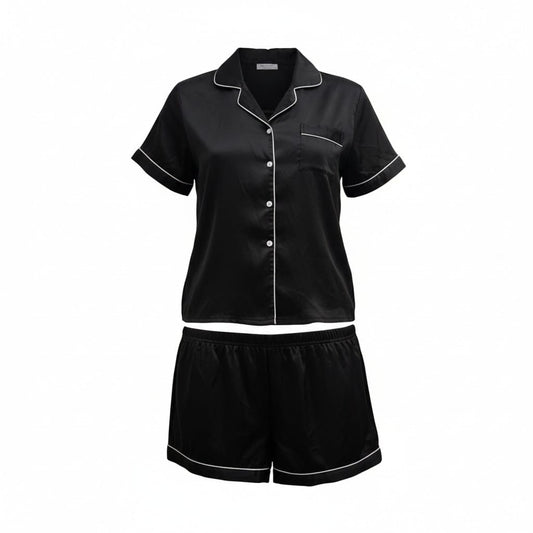 PYJAMA NOIR SATIN LARGE